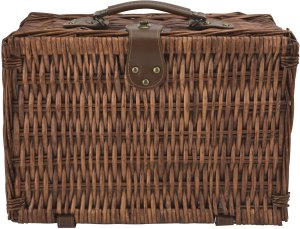 Koszyk piknikowy z wyposażeniem 4 os. brąz 693550 8