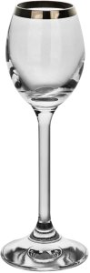 Zestaw 6 kieliszków do likieru 50 ml Platinium Line 1