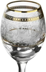 Zestaw 6 kieliszków do likieru 50 ml Dolce Vita Gold 3