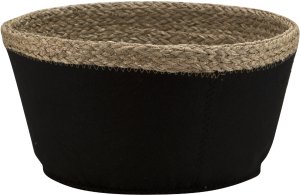 "Bali" kosz L 38x30x34 cm czarny Boho 6