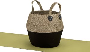 "Bali" kosz L 38x30x34 cm czarny Boho 8