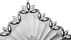 Tortownica patera kryształowa 32 cm Pierce 678850 5