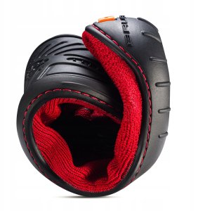 SH5010W Buty damskie BAREFOOT MERINO czerwony/czarny 39 3