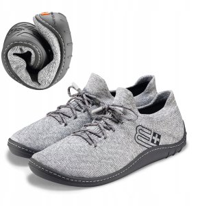 SH5010W Buty damskie BAREFOOT MERINO jasnoszary/grafitowy 41 1