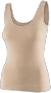 TA1059W Koszulka damska bez rękawów COMFORT MERINO beżowy XL 1