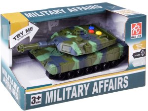 Jokomisiada Czołg wojskowy moro światła dźwięk ZA4267 ZI 6