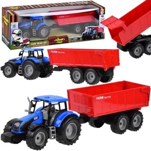 Traktor z przyczepą maszyna farmera rolnika ZA4345 EDUKAMP 1