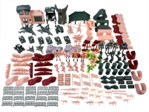 AIG mix Duża Baza wojskowa Żołnierzyki zestaw 200el ZA4364 2