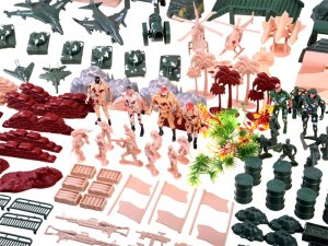 AIG mix Duża Baza wojskowa Żołnierzyki zestaw 200el ZA4364 3