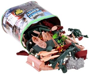 AIG mix Duża Baza wojskowa Żołnierzyki zestaw 200el ZA4364 9