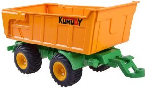 Jokomisiada Traktor na pilota gumowe koła + przyczepa RC0601 5