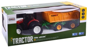 Jokomisiada Traktor na pilota gumowe koła + przyczepa RC0601 8