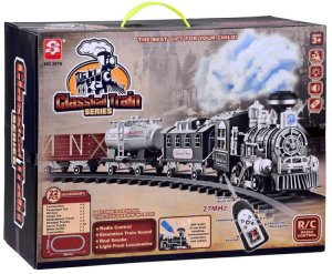 Kolejka Lokomotywa z wagonami na pilota RC0612 EDUKAMP 3