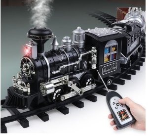 Kolejka Lokomotywa z wagonami na pilota RC0612 EDUKAMP 10