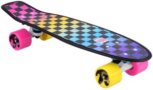 Deskorolka typu fiszka kolorowa kratka 50kg SP0744 EDUKAMP 2