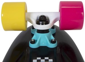 Deskorolka typu fiszka kolorowa kratka 50kg SP0744 EDUKAMP 6