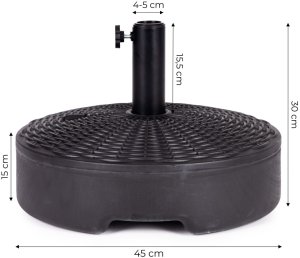 Ecotoys Podstawa obciążenie parasola napełniane wodą 22L MultiGarden 6