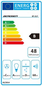 Okap Berdsen Okap kuchenny 60 cm Czarny BT-217 EDUKAMP 7
