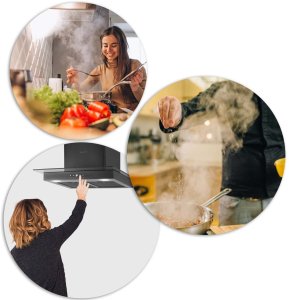 Okap Berdsen Okap kuchenny 60 cm Czarny BT-217 EDUKAMP 8