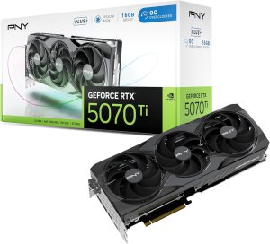 Karta graficzna PNY GeForce RTX 5070 Ti Overclocked Triple Fan Plus 16GB GDDR7 DLSS4 (VCG5071T16TFXPB1-O) 1