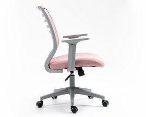 Krzesło biurowe Mentor Q-320 Różowy/Szary 3