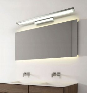 LAMPA KINKIET ŁAZIENKOWY LED NAD LUSTRO 80CM APP841-1W FLAT Chrom 3