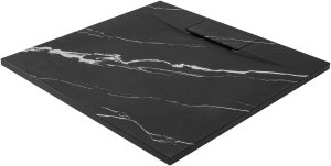 Brodzik prysznicowy Bazalt CARRARA BLACK 90x90 6