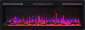 Aflamo MAJESTIC PRO 183cm + Dźwięk, Kominek elektryczny LED ścienny i do zabudowy 4