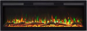 Aflamo MAJESTIC PRO 183cm + Dźwięk, Kominek elektryczny LED ścienny i do zabudowy 5