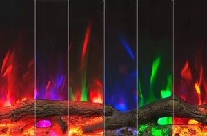 Aflamo MAJESTIC PRO 183cm + Dźwięk, Kominek elektryczny LED ścienny i do zabudowy 9