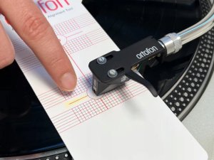 Szablon do ustawienia kartridża Ortofon Alignment tool 4