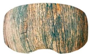 Nakładka na gogle COOLCASC Coolmasc Wood 1