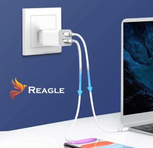 SZYBKA ŁADOWARKA GaN 65W USB-C QC 3.0 ZASILACZ DO MACBOOK LAPTOPA IPHONE 16 4