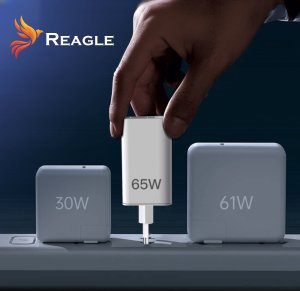 SZYBKA ŁADOWARKA GaN 65W USB-C QC 3.0 ZASILACZ DO MACBOOK LAPTOPA IPHONE 16 9