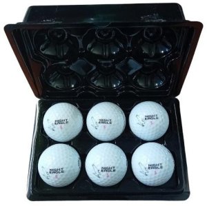 Piłki golfowe NIGHT EAGLE świecące led (różowe, 6 szt.) 1