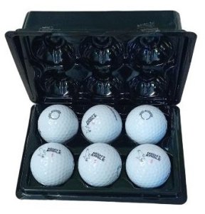 Piłki golfowe NIGHT EAGLE świecące led (różowe, 6 szt.) 2