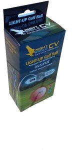 Piłki golfowe NIGHT EAGLE świecące led (różne kolory, 3 szt.) 1