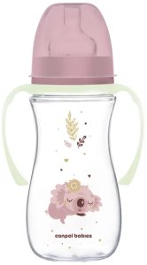 Butelka 300 ml z uchwytami Sleepy Koala róż 35/238 Canpol babies 1