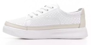 Skórzane buty sportowe damskie Sergio Leone DSP020BIBE białe 39 2