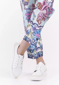 Skórzane buty sportowe damskie Sergio Leone DSP020BIBE białe 39 8