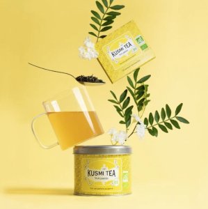 Brown House & Tea Kusmi Tea - Green Jasmine Bio* - Herbata sypana 90g 10