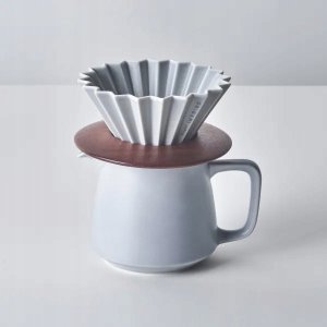 Origami ORIGAMI - Podstawka pod dripper z drewna 4
