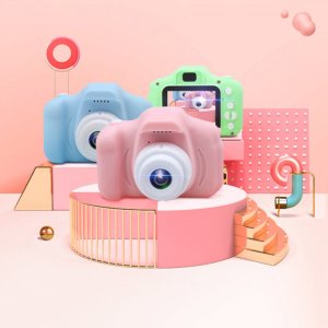 APARAT CYFROWY DLA DZIECI Dziecka Fotograficzny Kamera Różowy + KARTA 4GB 6