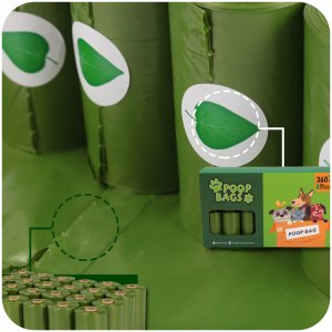 Dogs Collection WORECZKI Na Psie Odchody Worki na Kupy BIO* 360 sztuk 14