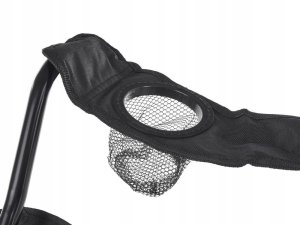 KRZESŁO SKŁADANE TURYSTYCZNE CZARNE + POKROWIEC 5