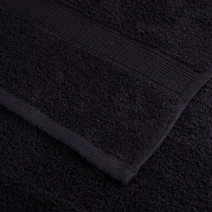 vidaXL vidaXL Ręczniczki premium SOLUND, 10 szt., czarne, 30x50 cm, 600 g/cm 6