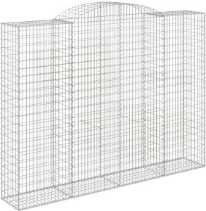 vidaXL Kosze gabionowe, 10 szt, 300x50x220/240cm, galwanizowane żelazo 3