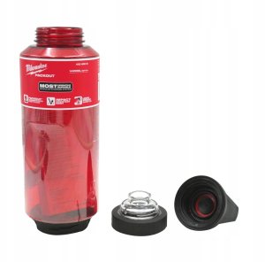 MILWAUKEE PACKOUT BUTELKA PLASTIKOWA 1420ml CZERWONA 3