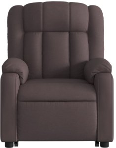 vidaXL Podnoszony fotel masujący, elektryczny, rozkładany, brązowy 8