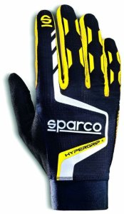 Rękawiczki Sparco HYPERGRIP+ Żółty/Czarny 11 1